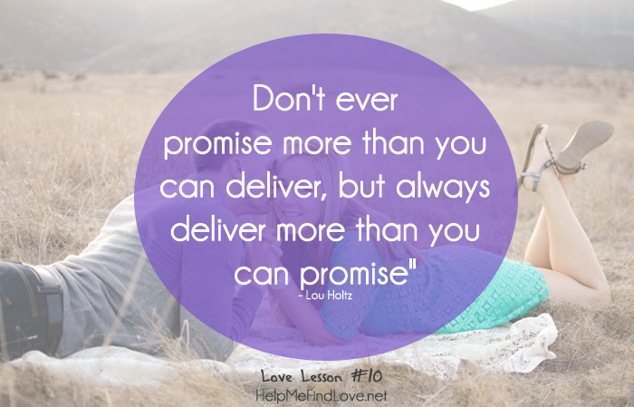 A Truth About Promises in Love & Relationships